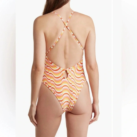 LSPACE Clover one piece‎ swimsuit large new with tags NWT - Picture 2 of 3